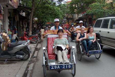 Cyclo trip in Hanoi