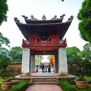 Temple of Literature in Hanoi Holiday