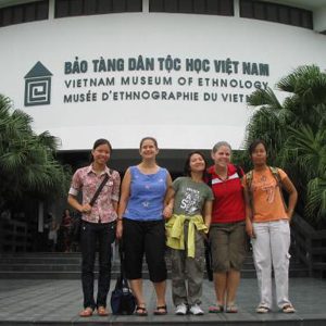 Visitors at Vietnam Museum of Ethnology