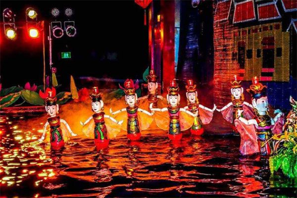 Water Puppet Show in Vietnam Holiday