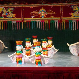 Water puppet show in Hanoi