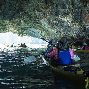 Kayaking in Halong Bay in Holiday to Vietnam