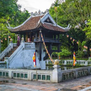 One Pillar Pagoda in Hanoi