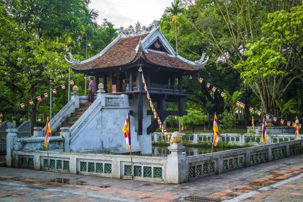 One Pillar Pagoda in Hanoi