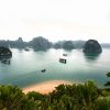 Panoramic view of Halong Bay