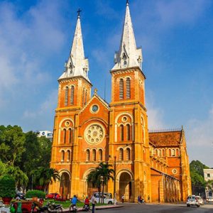 Saigon Notre Dame Cathedral Holiday in Vietnam
