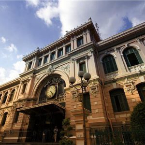 Saigon Old Post Office in Vietnam