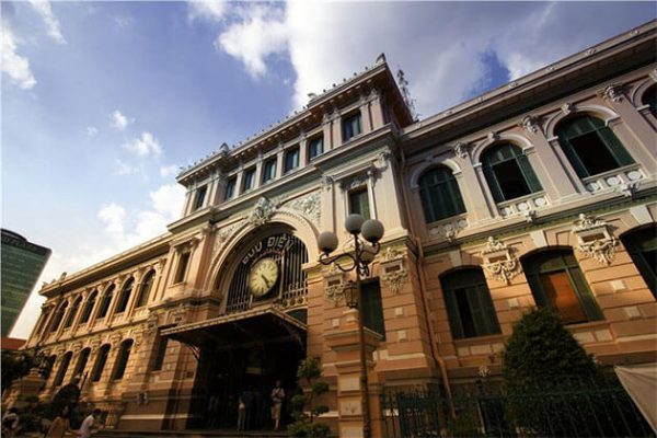 Saigon Old Post Office in Vietnam