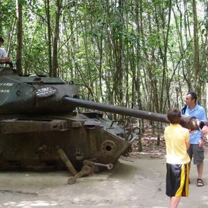 Tank in Cu Chi Tunnels