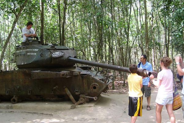 Tank in Cu Chi Tunnels