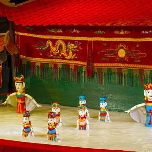 Vietnam water puppet show